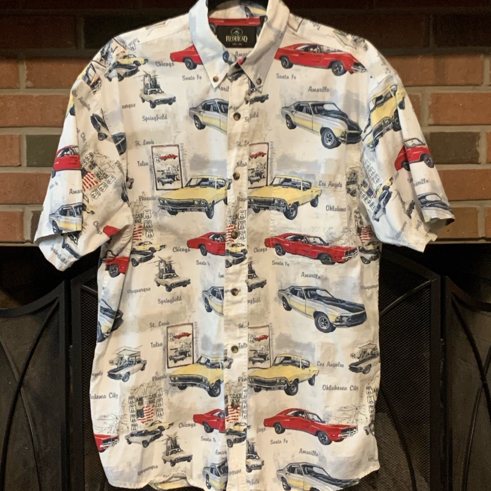 M/L vintage American Classics Muscle Car Casual Shirt - Picture 1 of 10